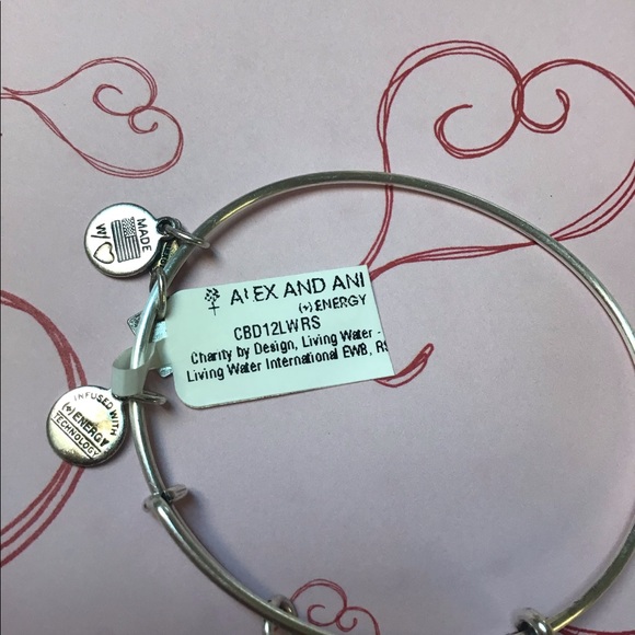 Alex & Ani Living water teardrop bracelet NWT been kept in plastic pretty - Picture 5 of 7